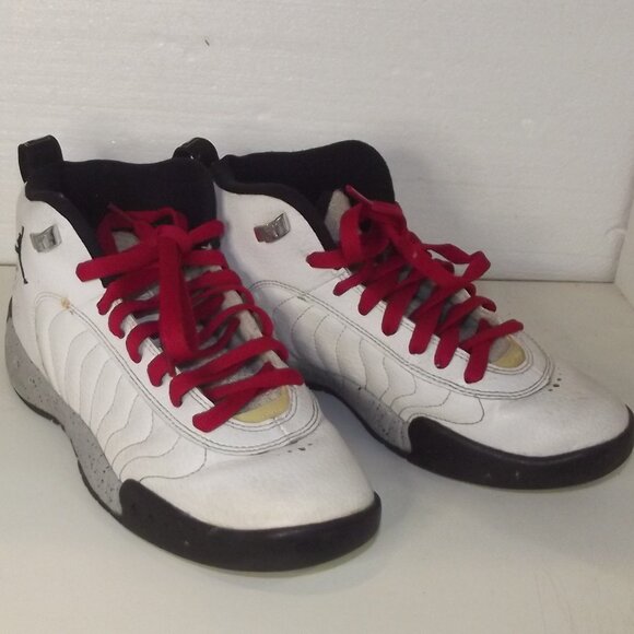 NIKE BOYS AIR JORDAN JUMPMAN BASKETBALL SHOES 907973-103 WHITE SIZE 5.5Y - Picture 1 of 6